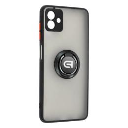 Чохол-накладка ArmorStandart Frosted Matte Ring для Samsung A04 (A045) Black (ARM68342)