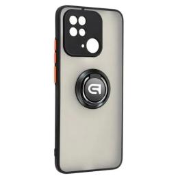 Чохол-накладка ArmorStandart Frosted Matte Ring для Xiaomi Redmi 10C Black (ARM68366)