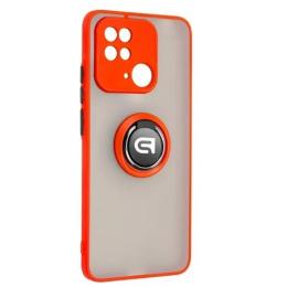 Чохол-накладка ArmorStandart Frosted Matte Ring для Xiaomi Redmi 10C Red (ARM68369)
