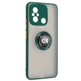 Чохол-накладка ArmorStandart Frosted Matte Ring для Xiaomi Redmi 12C Dark Green (ARM68371)