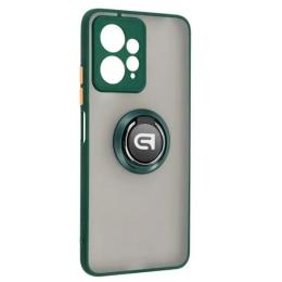 Чохол-накладка ArmorStandart Frosted Matte Ring для Xiaomi Redmi Note 12 4G Dark Green (ARM68379)