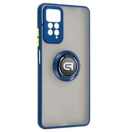 Чохол-накладка ArmorStandart Frosted Matte Ring для Xiaomi Redmi Note 12 Pro 4G Navy Blue (ARM68384)