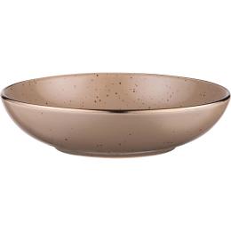 Тарілка Ardesto Emilia 820 мл 20 см Brown (AR0820EBR)