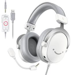 Накладні навушники Fifine H9 White