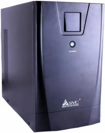 Джерело безперебійного живлення SVC SL-3KL-LCD 3000VA Black під зовнішню батарею
