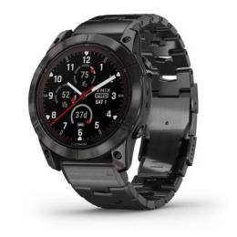 Смарт-годинник Garmin Fenix 7X Pro Sapphire Solar (010-02778-30) Carbon Gray DLC Tit. with Vented Tit. Bracelet