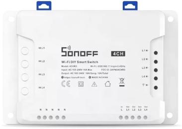 Реле Sonoff 4CHR3 White Wi-Fi