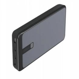 Зовнішній портативний акумулятор PowerPlant A16005 25200mAh Gray PD 85W DC 9V + 10 конекторів ( PB931200)