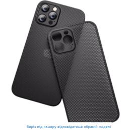 Чохол-накладка Infinity Heat Dissipation Breathable Cooling Case For iPhone 14 Black Сітка розсіювання тепла