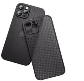 Чохол-накладка Infinity Heat Dissipation Breathable Cooling Case For iPhone 13 Pro Max Black Сітка розсіювання тепла