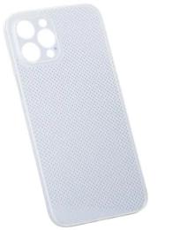 Чохол-накладка Infinity Heat Dissipation Breathable Cooling Case For iPhone 12 Pro Max White Сітка розсіювання тепла