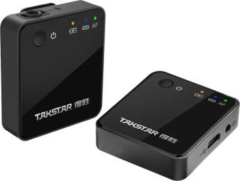 Мікрофон Takstar V1 Dual Wireless Video Microphone for Apple Black