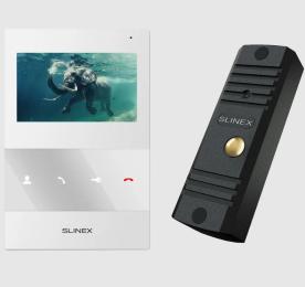 Відеодомофон Slinex ML-16HD Black + SQ-04M White