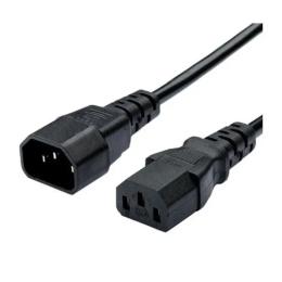 Кабель живлення KINGDA С13-C14 1.8 м 1.0 мм2 Black