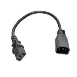 Кабель живлення KINGDA C13-C14 0.3м Black