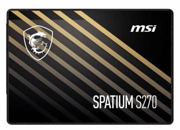 Внутрішній SSD диск MSI Spatium S270 (S78-440P130-P83) Black 960GB