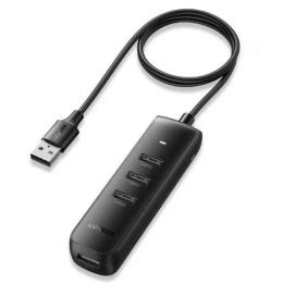 USB-хаб Ugreen CM416 Black USB 3.0 4-Port Hub 1m (80657)