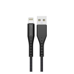 Дата-кабель Grand-X FL-12B USB(тато)-Lightning(тато) 1.2m Black