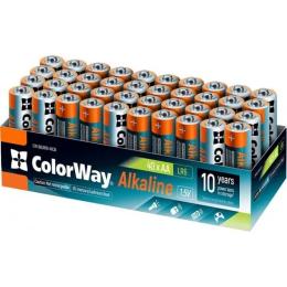 Батарейка ColorWay Alkaline Power AA (CW-BALR06-40CB) (40 шт.)
