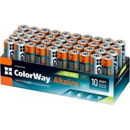 Батарейка ColorWay Alkaline Power AAA (CW-BALR03-40CB) (40 шт.)