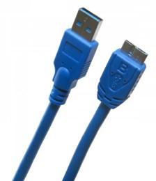 Дата-кабель Extradigital KBU1625 0.5m USB (тато) - microUSB Type B (тато) Blue