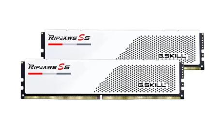 Оперативна память G.Skill 32 GB (2x16GB) DDR5 5600 MHz Ripjaws S5 (F5-5600J3636C16GX2-RS5W) White