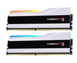 Оперативна память G.Skill 96 GB (2x48GB) DDR5 6400 MHz Trident Z5 RGB (F5-6400J3239F48GX2-TZ5RW) White