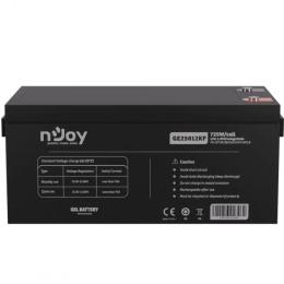 Акумулятор для ДБЖ NJOY GE25012KF Black 12V 250AH (BTVGCBEOGHYKFCW01B) GEL