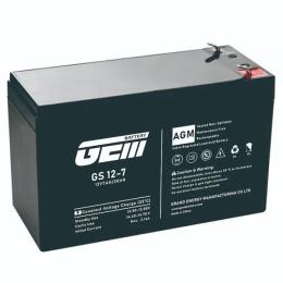 Акумулятор для ДБЖ GEM Battery GS 12-7 Black 12V, 7.0A