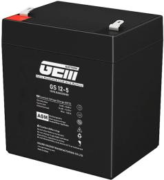 Акумулятор для ДБЖ GEM Battery GS 12-5 Black