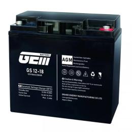Акумулятор для ДБЖ GEM Battery GS 12-18 Black