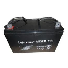 Акумулятор для ДБЖ Matrix NP80-12 Black 12V 80AH, 260*168*233mm