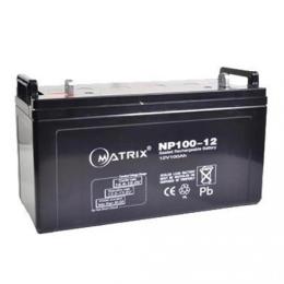Акумулятор для ДБЖ Matrix NP100-12 Black 12V 100AH, 331*175*216mm