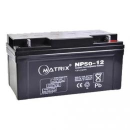 Акумулятор для ДБЖ Matrix NP50-12 Black 12V 50AH, 198*166*170mm