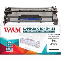 Картридж для принтера WWM для Canon LBP223/226/228, MF443/445/446/449, Canon-057-WWM Black