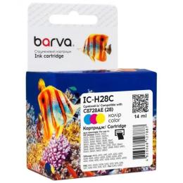 Картридж для принтера BARVA для HP 28 (C8728AE) IC-H28C (CI-BAR-HP-C8728AE-C)