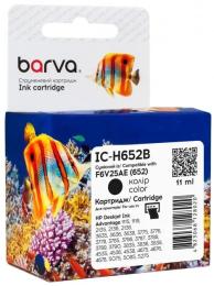 Картридж для принтера BARVA HP 652 (F6V25AE) IC-H652B Black (CI-BAR-HP-F6V25AE-B)