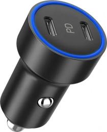 Автомобільний адаптер для телефона Choetech С0054 Black