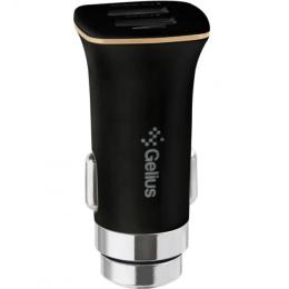 Автомобільний адаптер для телефона Gelius Apollo GP-CC01 Black 2USB 3.1A
