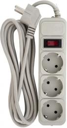 Мережевий фільтр Patron SP-1033 Gray до 2.5 кВт