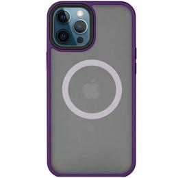 Чохол-накладка EpiK TPU + PC Metal Buttons with MagSafe для Apple iPhone 13 Pro Max Purple
