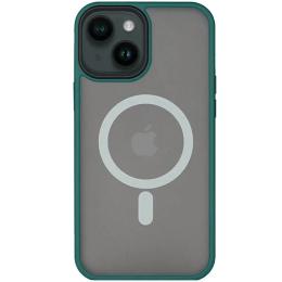Чохол-накладка EpiK TPU + PC Metal Buttons with MagSafe для Apple iPhone 14 Green