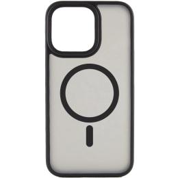 Чохол-накладка EpiK TPU + PC Metal Buttons with MagSafe для Apple iPhone 15 Black