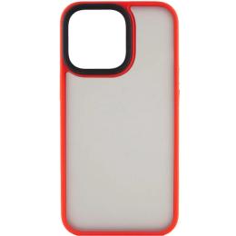 Чохол-накладка EpiK TPU + PC Metal Buttons для Apple iPhone 15 Red