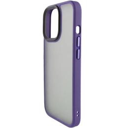 Чохол-накладка EpiK TPU + PC Metal Buttons для Apple iPhone 15 Pro Purple