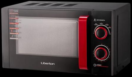 Мікрохвильова піч Liberton LMW-2082M Black Red