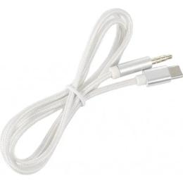 Аудіо-кабель VALUE S0994 USB-C (тато) - mini-jack 3.5 мм (тато) 1m Silver