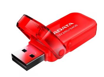 Флеш память ADATA 64GB UV240 USB 2.0 Red (AUV240-64G-RRD)