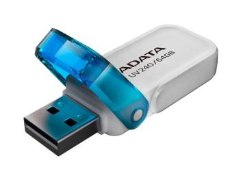 Флеш память ADATA 64GB UV240 USB 2.0 White (AUV240-64G-RWH)
