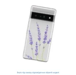 Чохол-накладка Infinity Silicone Case для Google Pixel 4a Flowers Lavanda